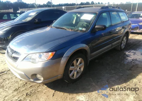 2008 Subaru Outback 2.5I/2.5I L.l. Bean Edition из США, поврежденный, VIN 4S4BP61CX87306749